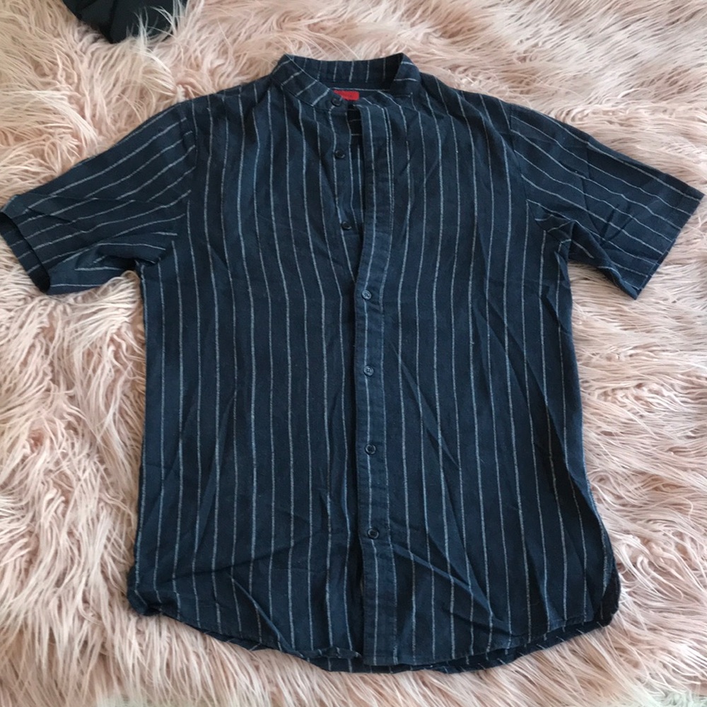 Killion Pinstripe Button Up Shirt